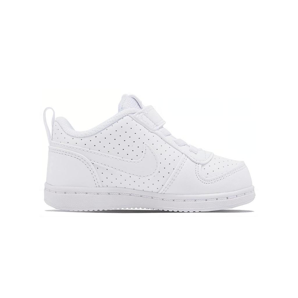 Nike Court Borough Abrasion Resistant Mid top Toddler Shoes White Infant And Toddler AV3172-100