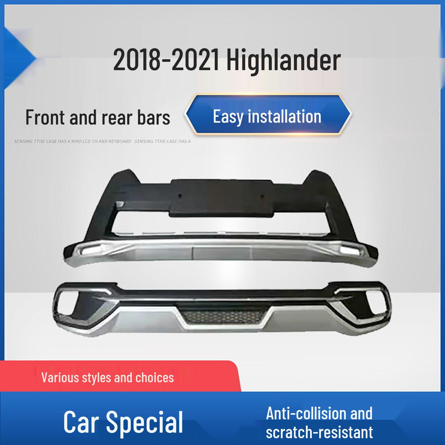 Toyota Highlander 2018-2021 Front Bumper Guard