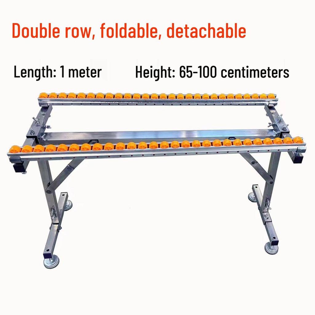 Adjustable Folding Roller Support Stand for Table Saw and Woodworking