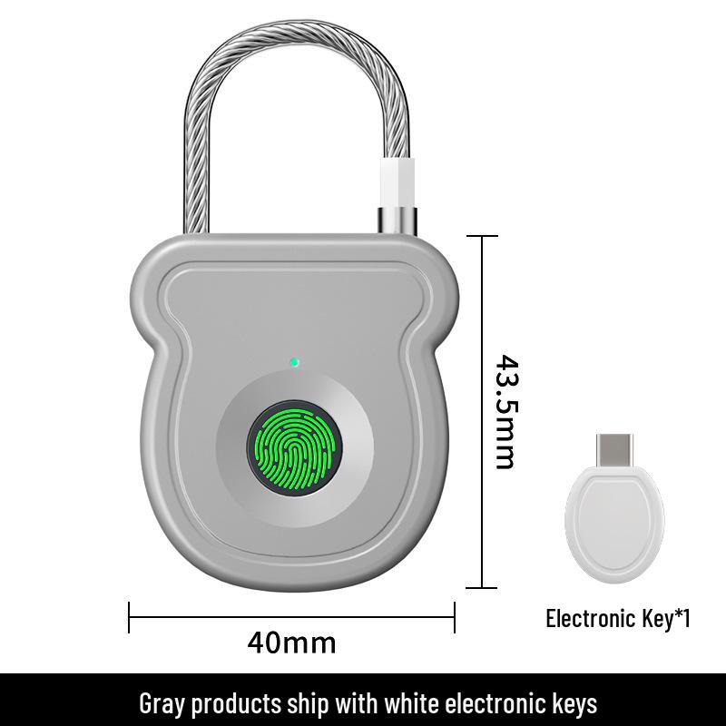 Smart Fingerprint Padlock for Secure Storage & Travel