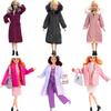 NK Casaco para Boneca 1/6 Boneca de 11,5 polegadas Roupas para Boneca Sapatos de Boneca Babi Jaqueta de Algodão Suéter de Inverno Vestido Quente Para Bonecas de 29CM Acessórios JJ