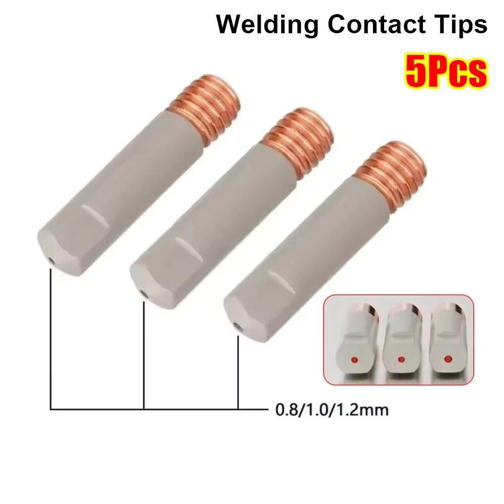 5Pcs 25mm M6 MIG Nozzle Tip Coating Protect Welding Tool Parts  for MB-15AK 14AK