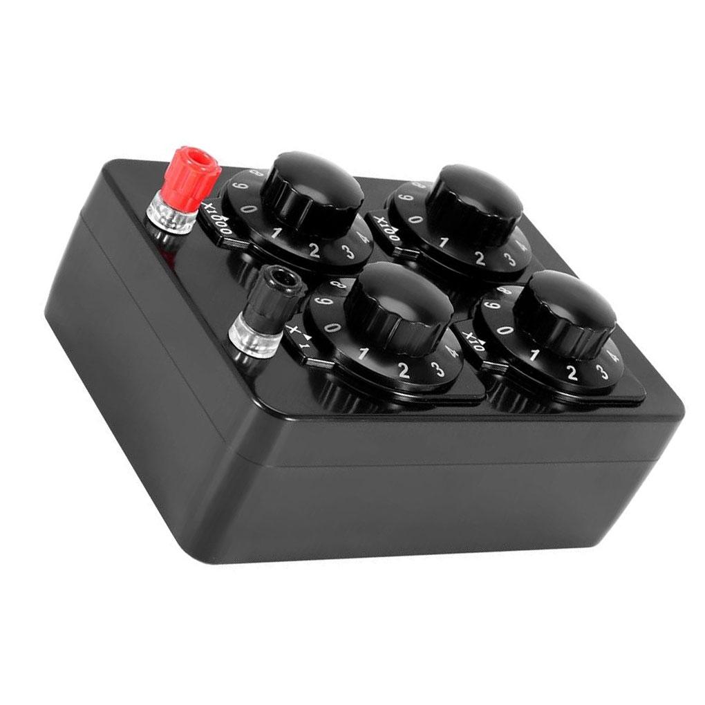 Black Precision Variable Resistor Teaching Instrument Mastering Voltage Measurements Used As Known