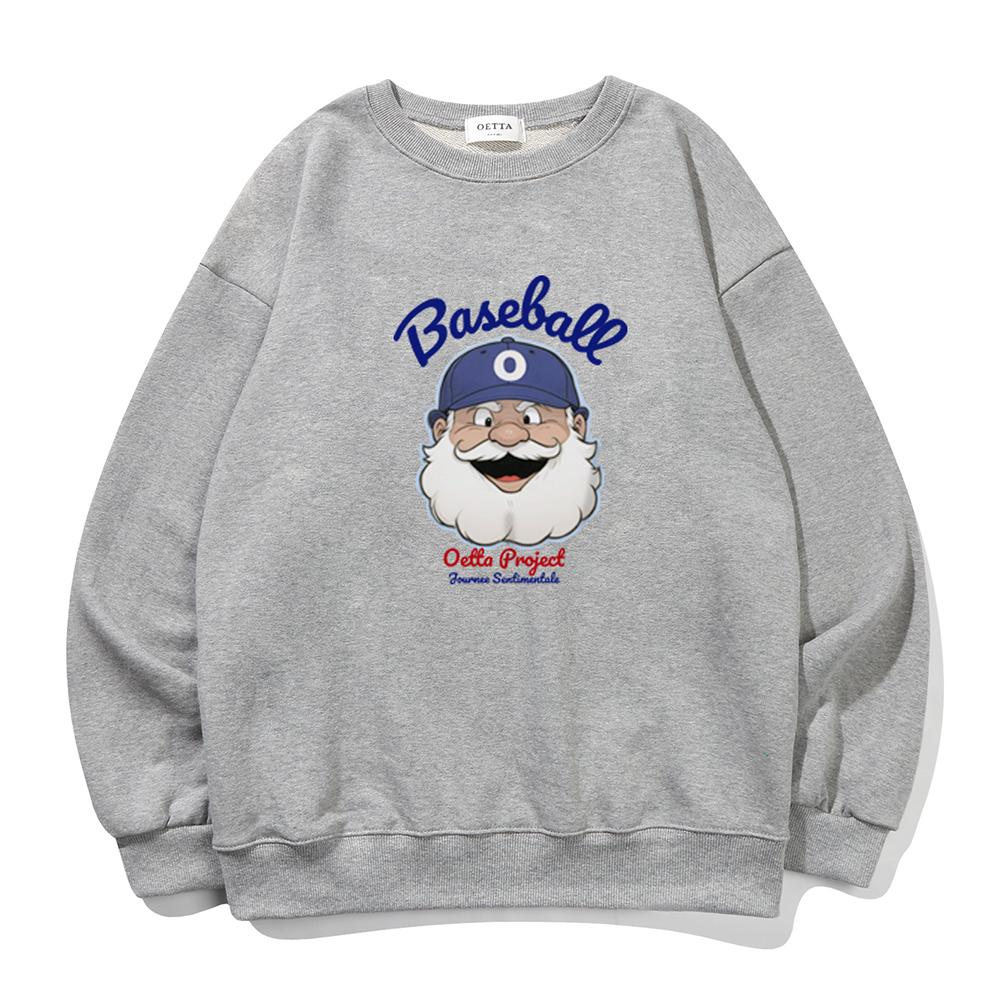 Yda Baseball Sweatshirt Gray M