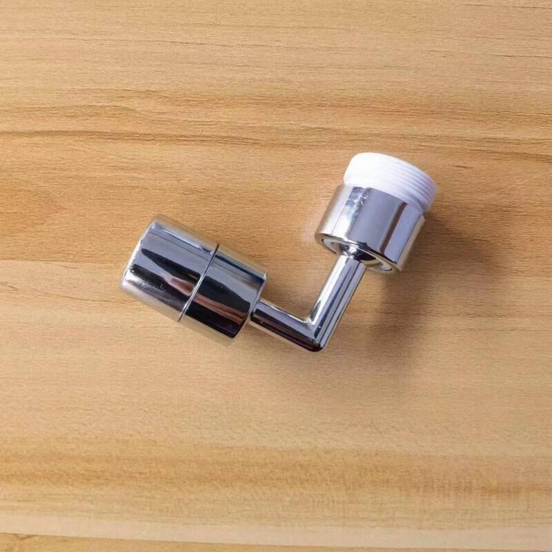 Schwenkbarer Wasserhahn-Belüfter aus Edelstahl