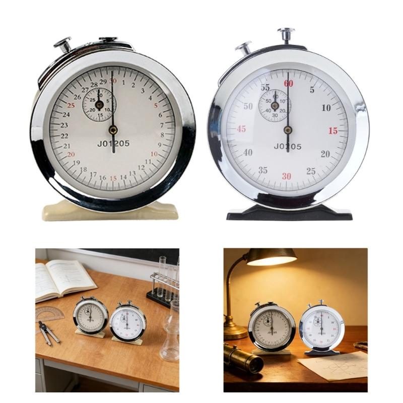 Timer Educativo Cronometro Meccanico in Metallo Cronometro Didattico per Esperimenti di Fisica Insegnamento Sport e Laboratorio