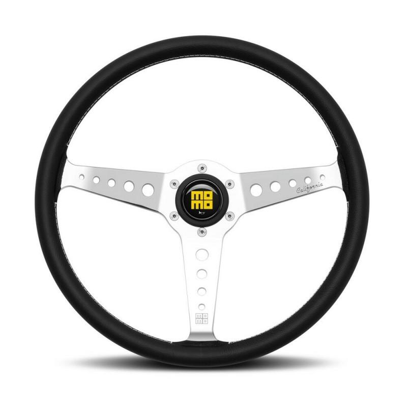 Momo-Momo California Leather Racing Steering Wheel Ø 36 Cm