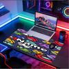 Custom Name Personalized Among Us Pattern Mousepad, Laptop PC Desk Mat, Decorative Desk Mat for Home Keyboard Pad Gift