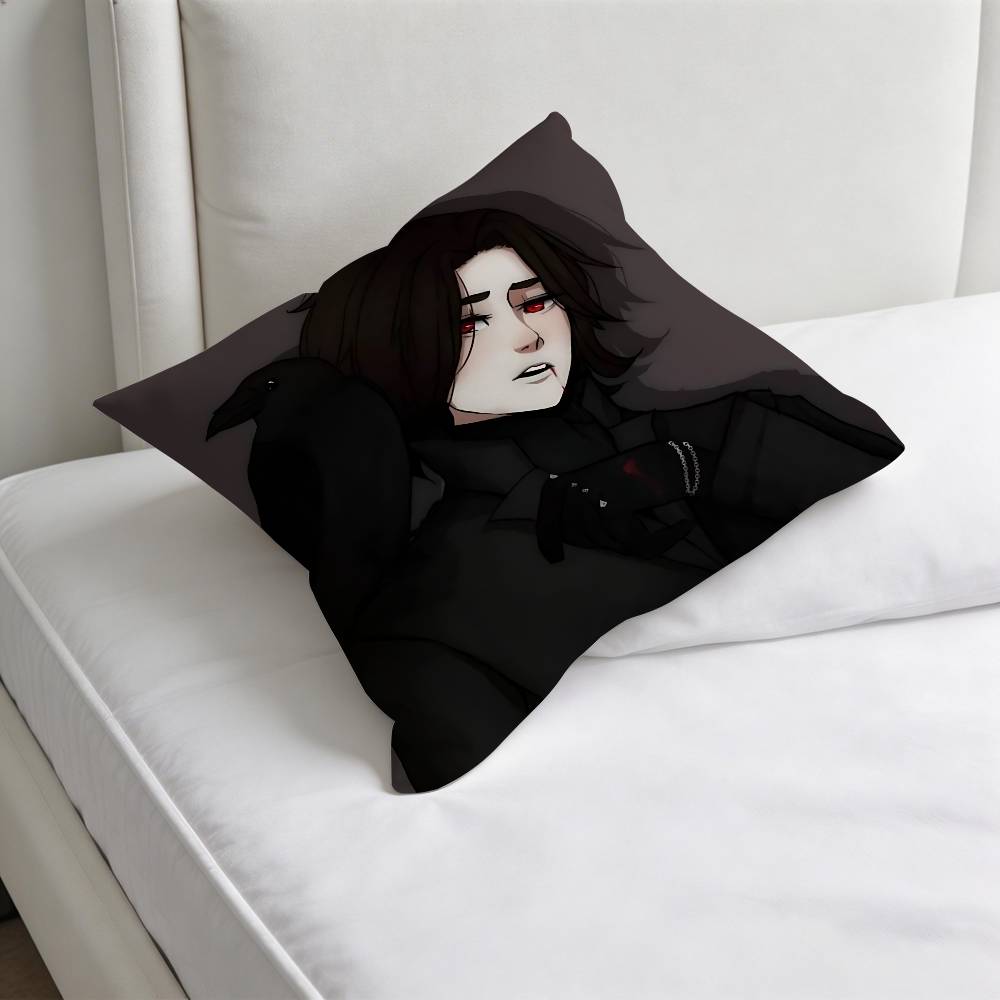 VVampire Hunter D Fashion Square Pillow Case Durable Throw Pillow Cover for Sofa Couch Chair