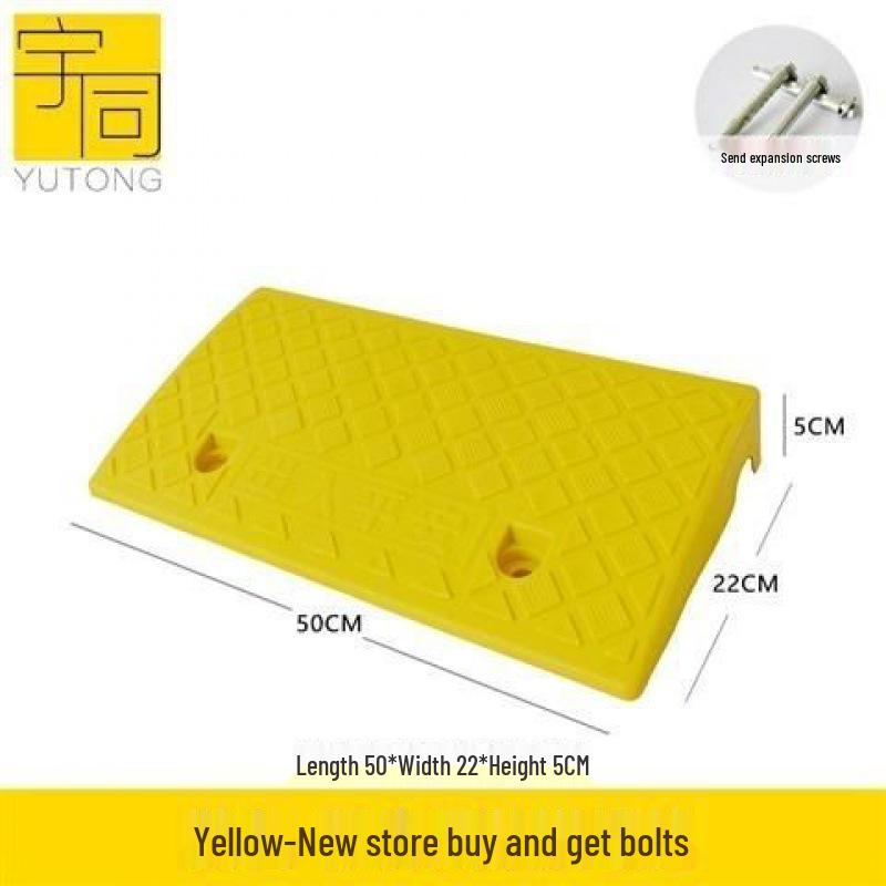 Dreieckige Kunststoff-Autoschwellenrampe & Geschwindigkeitsbegrenzungspad