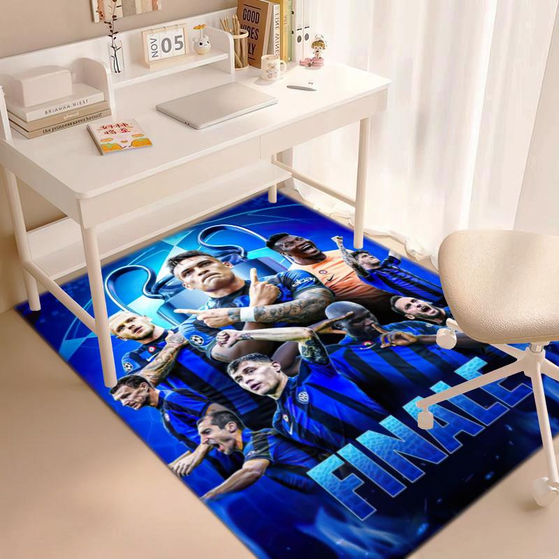 Famous F.C. Internazionale Milano football player Lautaro Martínez carpet is suitable for living room and bedroom office decorative carpet L2
