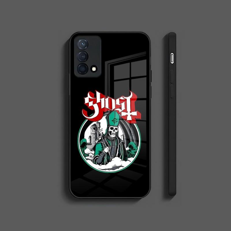 

Ghost Heavy Metal Band Phone Case For Oppo Find X3 X5 Pro Reno 6 7 A55 A57 A54 A93s A94 A92s A95 One Plus 8 9 7 Glass Cover OPPO A55 5G