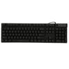 Gaming Keyboard Wired 104 Keys Ergonomic Backlight USB Keyboard for for Home Office Laptop Work GamingBlack