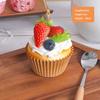 Fake Cupcake Fruit Cake Strawberry Artificial Food Simulation Refrigerator Stickers Wedding Photography Props Decoration
