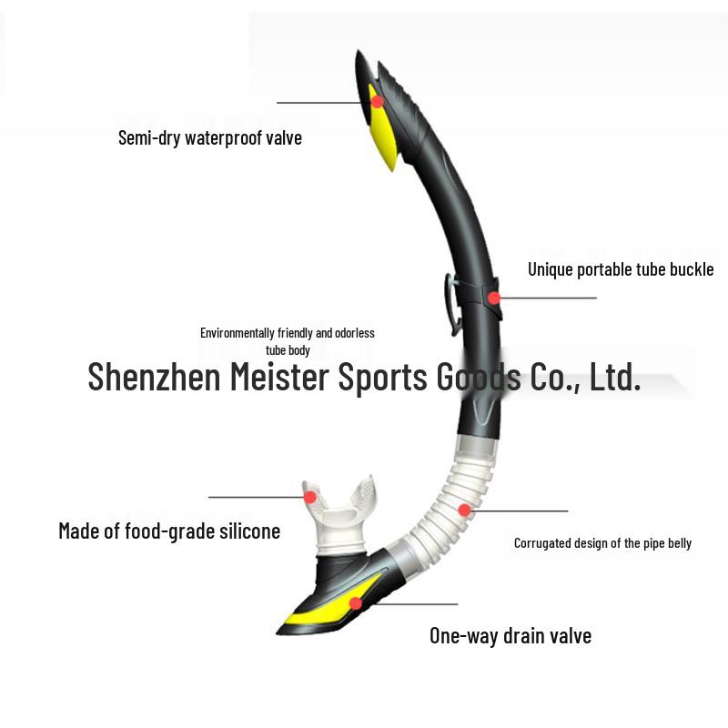 Pulian Snorkeling Set with Semi-Dry Snorkel & Wide-View Mask