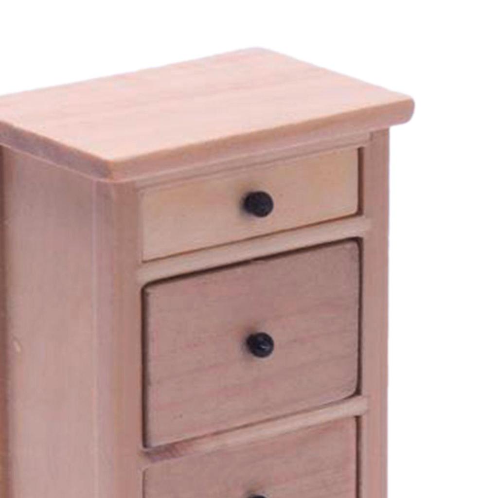 1/10 1/12 Scale Miniature Cabinet Home Living Room Simulation Furniture Toys Style A