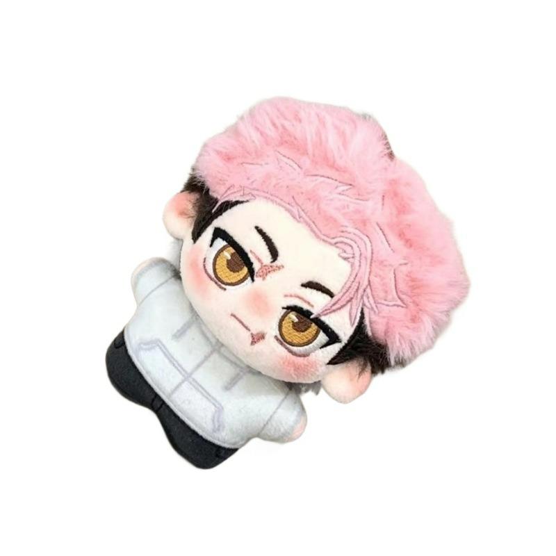 Jujutsu Kaisen 10cm Kawaii Plush Itadori Gojo Sukuna Higuruma Geto Okkotsu Cute Soft Anime Doll Keychain Bag Pendant Gift Toy