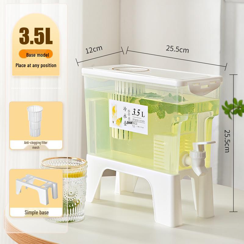 Velkokapacitní konvice na studenou vodu odolná vůči vysokým teplotám s kohoutkem na džus, čaj a vařenou vodu