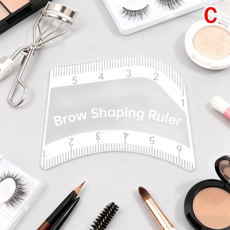 1PCS Brow Mapping Ruler Eyebrow Shaping Ruler 1 Minute Fast Drawing Design Brow Easy Tool Microblading Permanent Makeup Stencils
