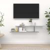 VidaXL Wall-mounted TV Shelf Sonoma Grey 125x18x23 Cm Engineered Wood 815877