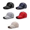 Breathable Snapback Hat Male Outdoor Stylish Simple Solid Canada Summer For Men Letter Mesh Baseball Cap Sports Sun Visor Unisex