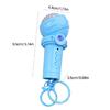 Kids Microphone Keychain Shape Recorder Pendant Reusable Recording Function Compactly Keyring Design Safe ABS Gift Item