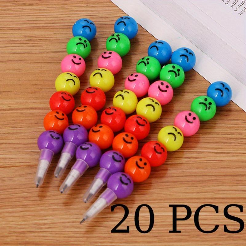 

20/50 шт. Креативный 7 цветов, покрытый сахаром, круглый дизайн тыквы, карандаш, мультяшный, забавный, обучающий, канцелярские товары, подарки, сезон выпуска, возвращение в школу 20 PCS