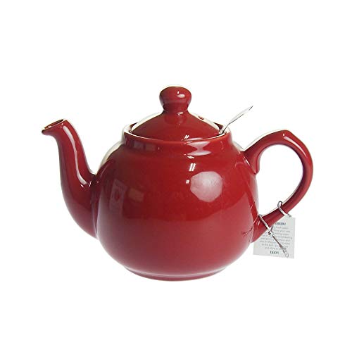 LONDON POTTERY Farmhouse Teapot, 2-Cup, Red, 580061
