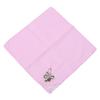Elegant Cotton Square Handkerchief Reusable Soft Lace Flower Hanky Hankies Fabrics For Women