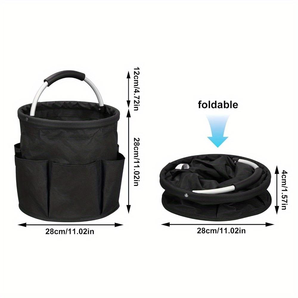 Oxford Cloth Tool Storage Bag - Foldable Storage Basket, Suitable for Home Decoration and Camping Storage Bag.