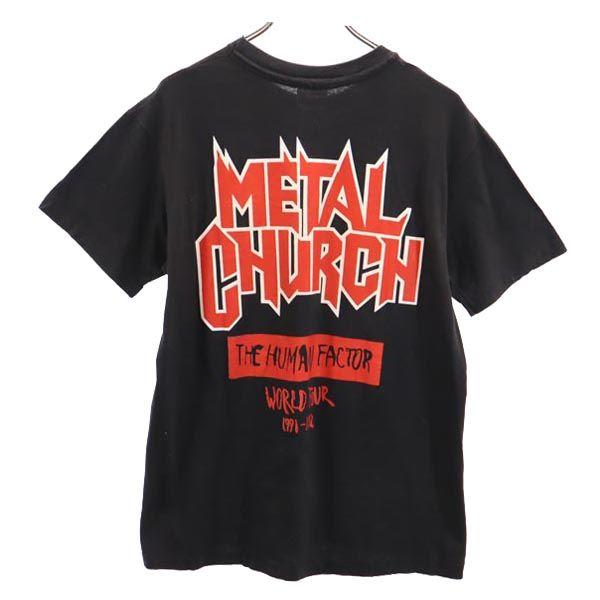 Hanes 90s Vintage USA made METAL CHURCH WORLD TOUR 1991-1992 Short sleeve T-shirt Men's Used
