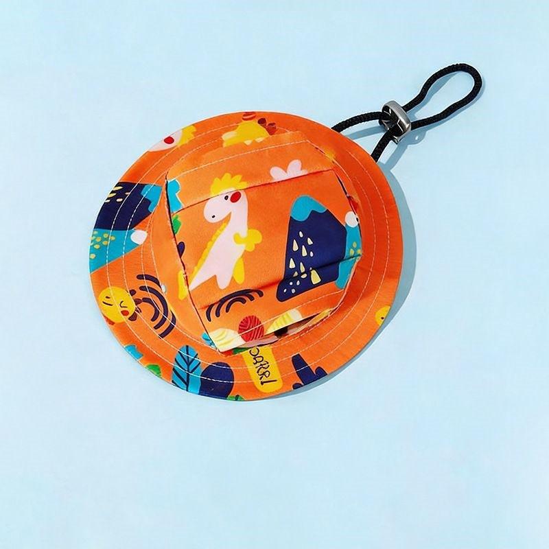Pet Sun Hat Cats Small Dogs UV Protection Breathable Outdoor Cap With Ear Holes
