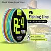 100M Multifilament Line X4 Braided Fishing Line Strong PE Carp Fishing Cord Sea Fishing Thread 0.25mm-0.3mm Diameter