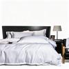 Pure White Hotel Bedding 4‑Piece Set Brushed TC Blend Bed Sheet Duvet Cover Kit