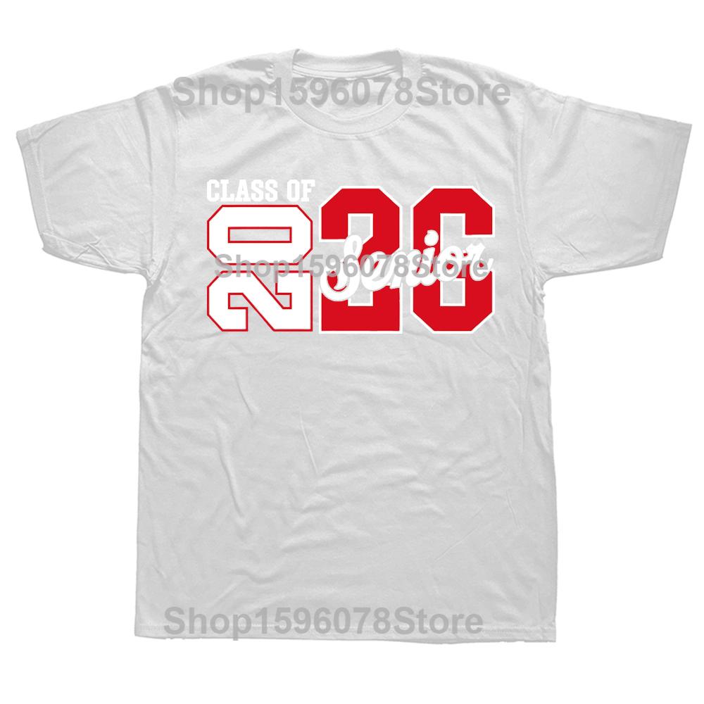 Funny Vintage Class of 2026 Senior 2026 Graduation Graphic Tshirt Men Hip Hop Oversized T Shirt 100 Cotton Comfort Tshirts
