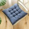 Breathable Cotton Linen Office Chair Cushion - Thickened, Soft, All-Season Pad for Students.