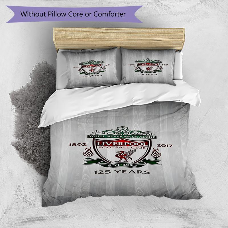 3pcs Duvet Cover Set (1*Duvet Cover + 2*Pillowcase, Without Core),Football team.C Print Bedding Set, Bedroom Decor, All‑Season, Birthday Gift