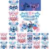 Cute Pink Stitch Aluminum Foil Balloon Set Interstellar Baby Birthday Decoration Balloons