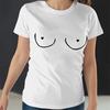 Boobie Nipple Piercing Tshirt Trendy Unisex Feminism Graphic Tshirt Aesthetic Female Breast Cancer Awareness Top Tee Shirt Tops