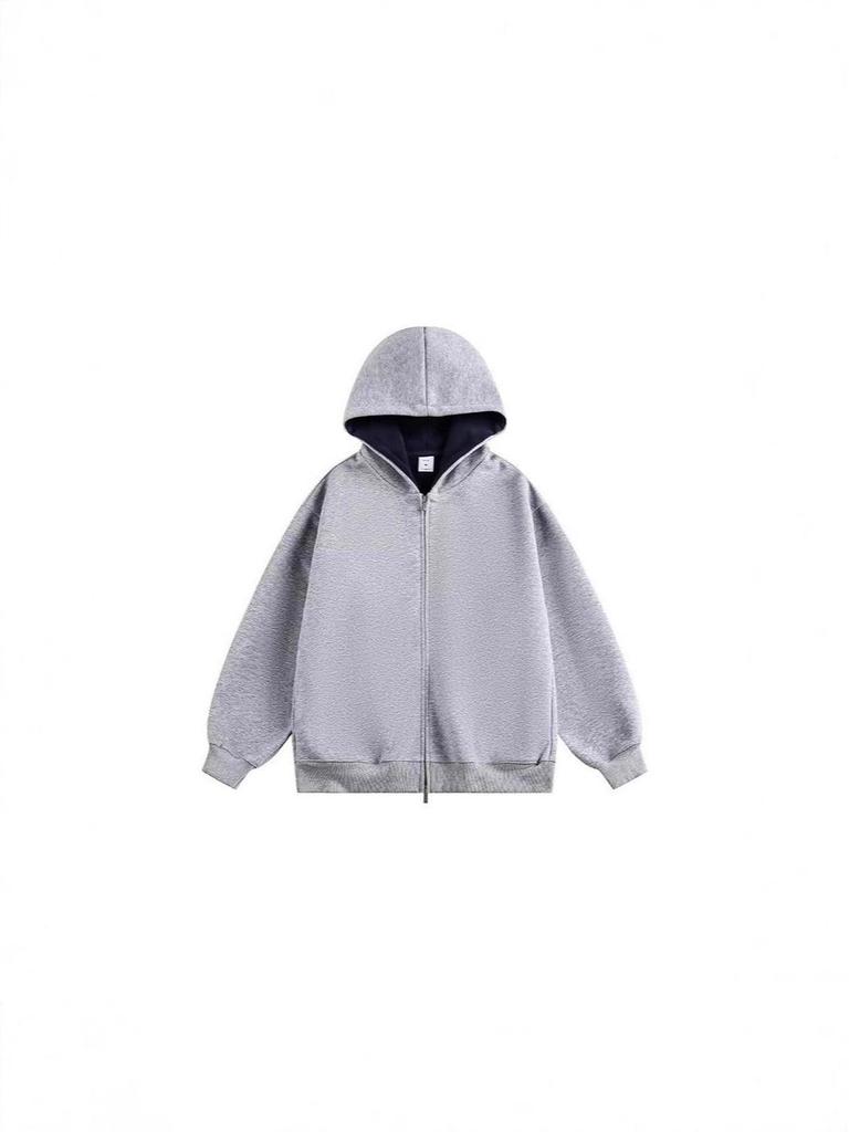 Unisex Autumn Trendy Loose Hooded Cardigan Jacket