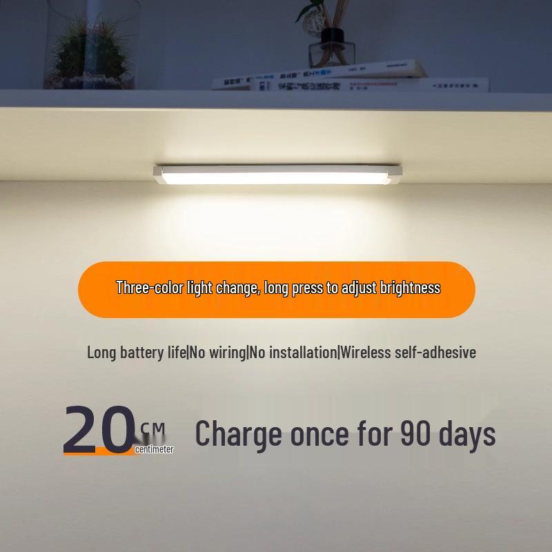 Rechargeable LED Wireless Magnetic Night Light for Kitchen, Wardrobe, or Bedroom