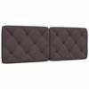 VidaXL Headboard Cushion Dark Brown 120 Cm Fabric 4019215
