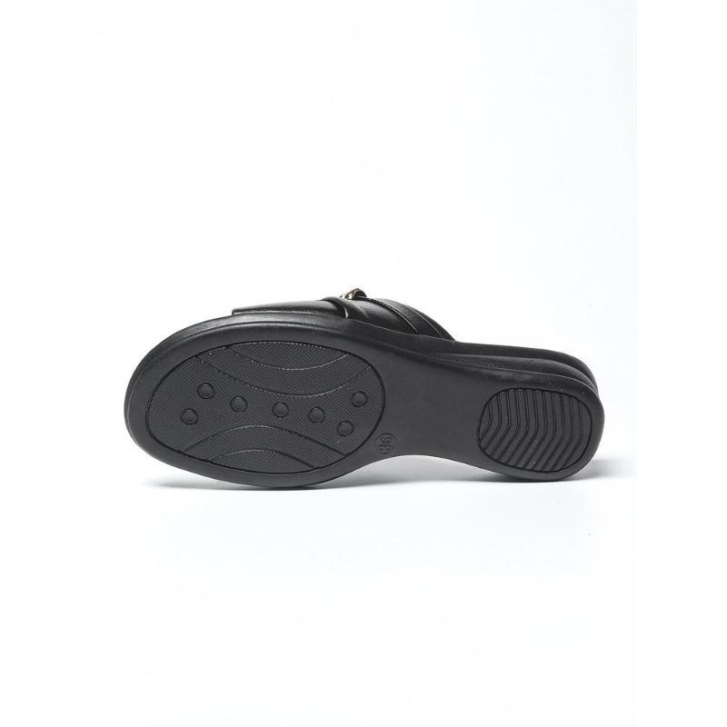 Calzature Estive da Donna Moda Pantofole Zeppa Ciabatte Scarpe Donna Suola Morbida Pantofola Casual