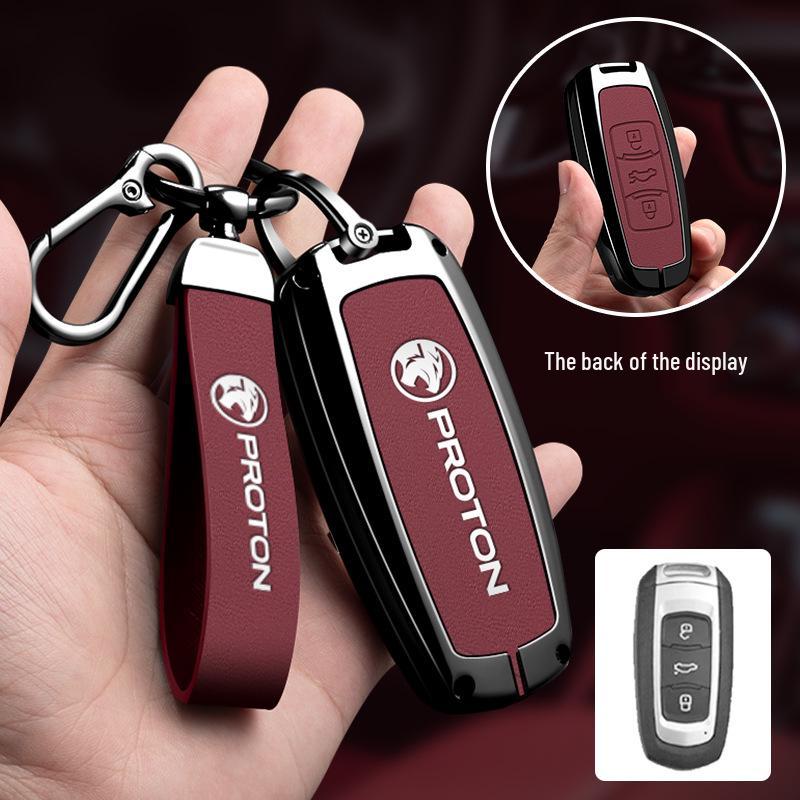 Proton X70 Key Cover: Customizable Car Key Case with Proton Logo.
