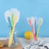 2 Size Flexible Silicone Scraper Heat Resistant Non-stick Translucent Cream Mixing Spatula Kitchen Must-have Gadget