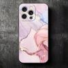 Gold Granite Marble Pattern Soft Phone Case for iPhone 16 16E 17 Air 15 Pro Max 14 Plus 13 Mini 11 12 7 Black Cover Back Shell