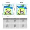 Retro UFO Kidnapped Cow  Pillow Case  Funny Pillow Cover Soft Graphic Cushion Cover Pillowcases For Living Room Chair