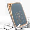 Golden-edged TPU Auto Fernbedienung Schlüssel Abdeckung Fall Shell Fob Für Lexus NX GS RX IS ES GX LX RC IS UX 200 250 260 300 350 LS 450H 300H Auto Zubehör