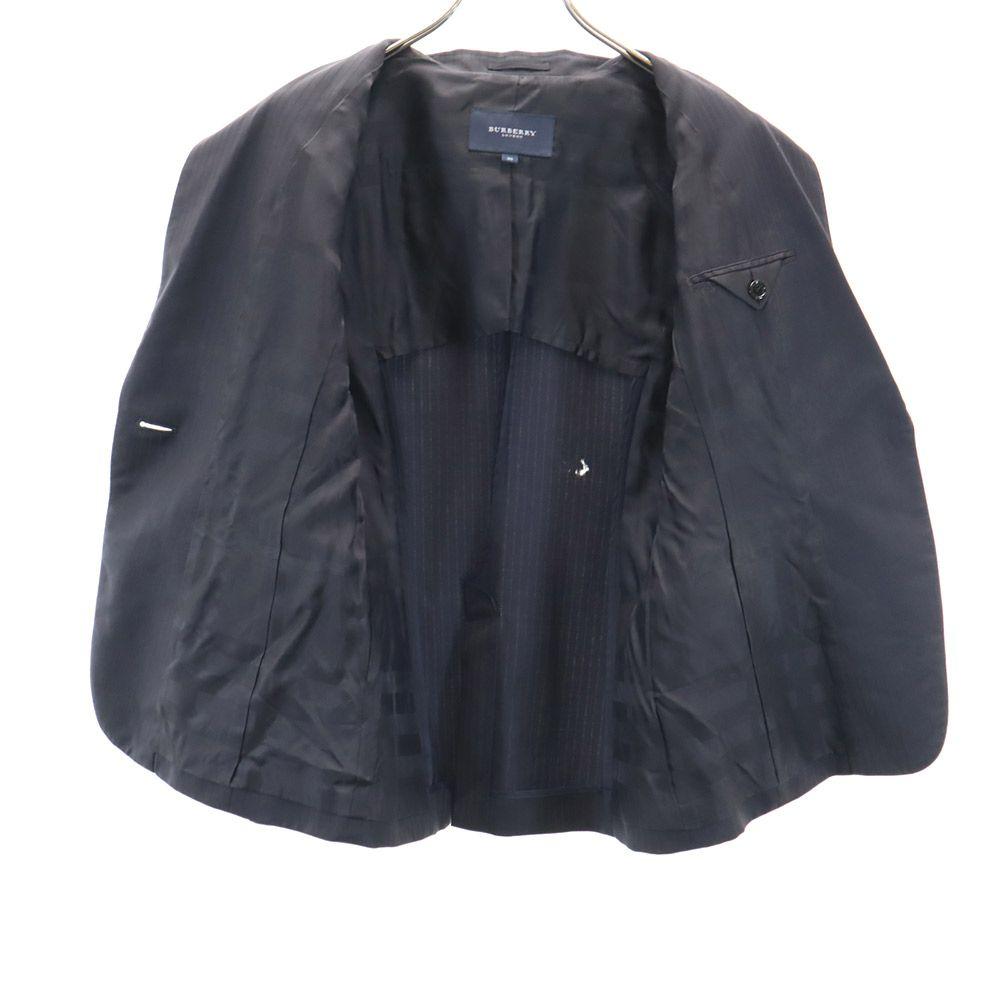 BURBERRY Sanyo Shokai Made in Japan wool tailored jacket 38 black Women Used