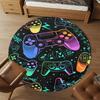1PC Game Controller Round Chair mat Area Rug - Non-Slip, Floor Mat for Office, Bedroom, and Indoor Decor -Gift D1127197